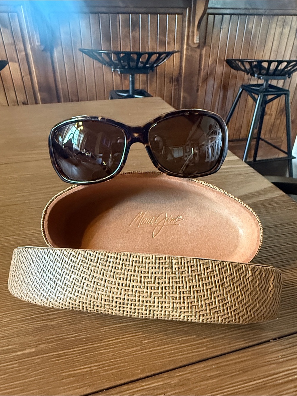 Maui Jim Women's Tortoise Shell Frame Sunglasses with Brown Lenses